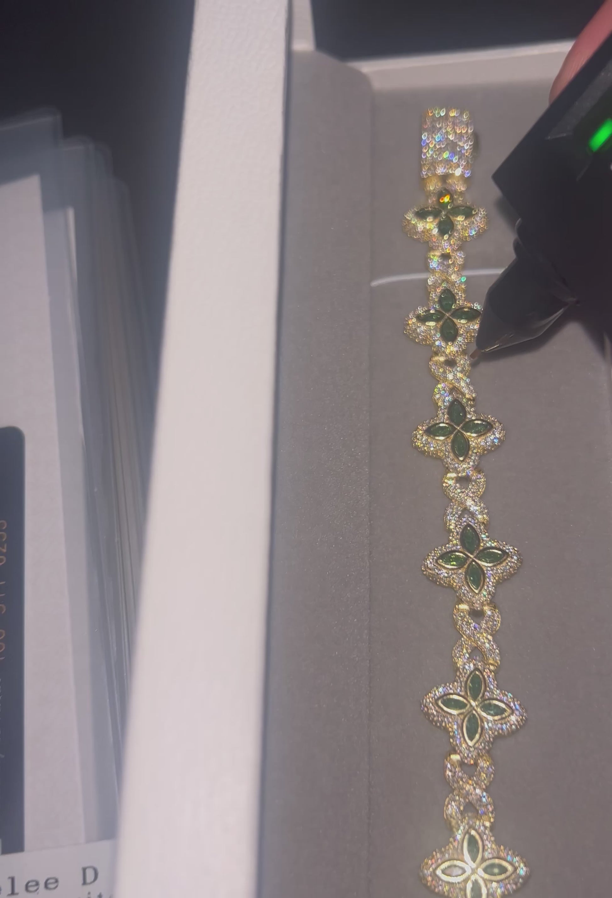 Iced Out Marquise Bracelet