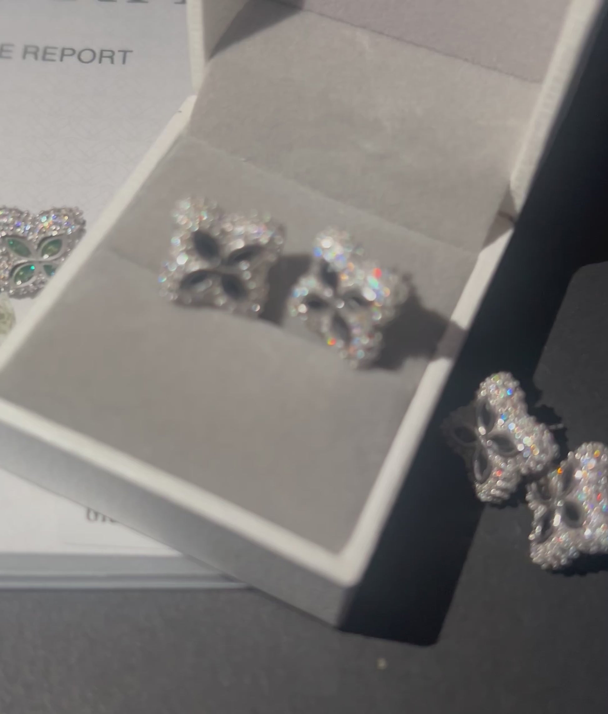 15MM Iced Out Marquise Earrings