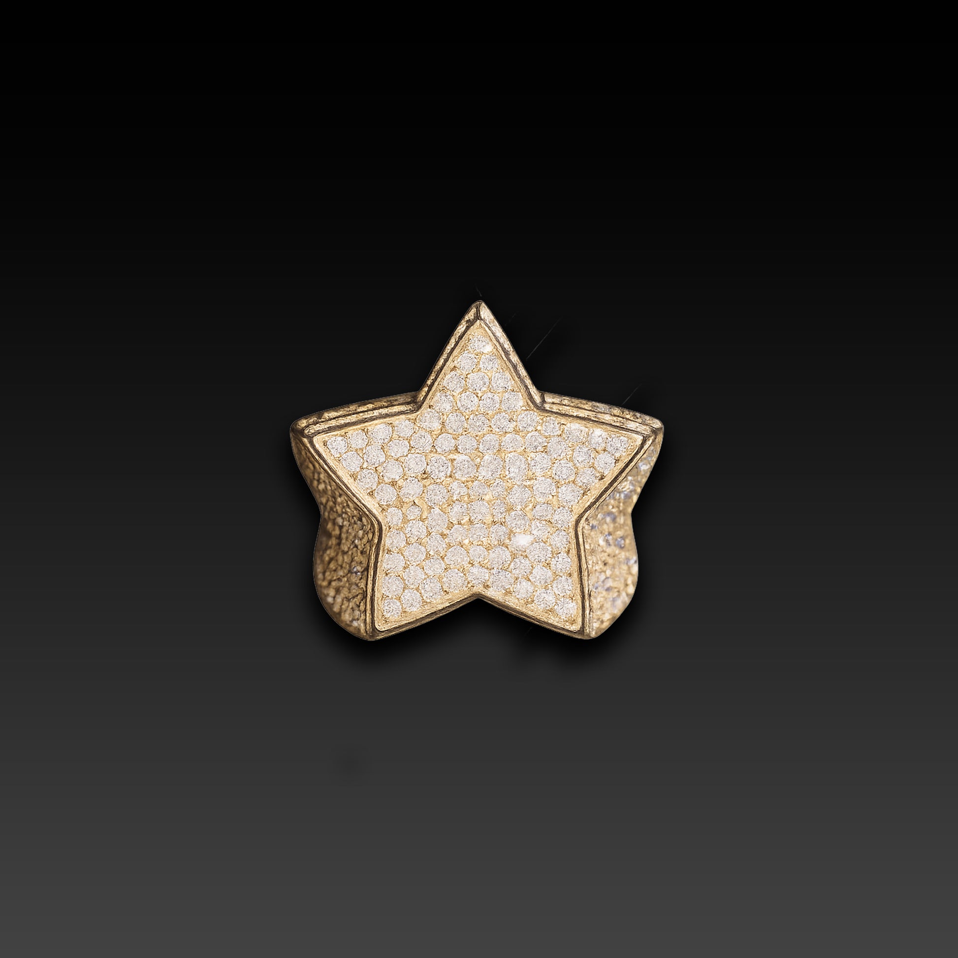 10k Diamond star ring